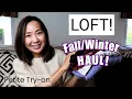 PERFECT PETITE LOFT Haul Sweaters Dresses Try-On