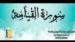 الصوت الذي اذهل الجمهور فی مصر القارئ محمد عبده المنسي سورة القيامة 2018  الصوت الذي اذهل الجمهور فی مصر القارئ محمد عبده المنسي سورة القيامة 2018