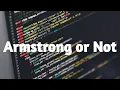 C Program to check a Number is Armstrong or not Algorithm Code