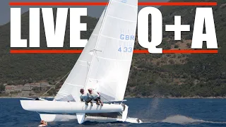 Build your own low budget trolley – and other catamaran sailing topics: Q+A Live