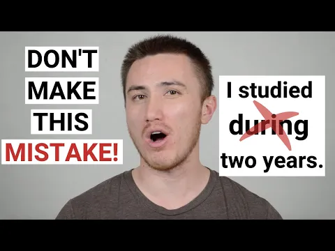 DURING... Avoid This Mistake! - English Tips
