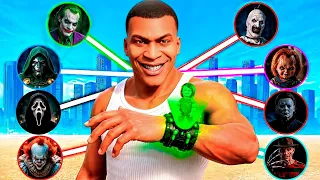 Me CONVIERTO en TODOS los VILLANOS en GTA 5! (PELICULA)