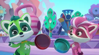 🦝द रकून बैंड | Episode 29 ढक्कन LID 🔘| Fun Songs, Music Box Magic & Musical Learning for Kid