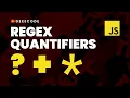 QUESTION MARK vs PLUS vs ASTERISK Regex Quantifiers