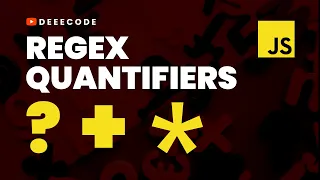 QUESTION MARK vs PLUS vs ASTERISK Regex Quantifiers