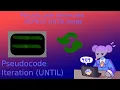 Pseudocode Showcase REPEAT UNTIL loops