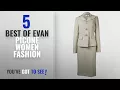 Evan Picone Women Fashion 2018 Best Sellers Evan Picone Womens Classic Time 2PC Knee-Length Skirt