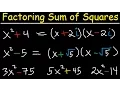 Factoring Binomials - Sum and Difference of Perfect Squares
