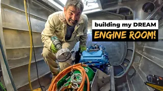 Custom Building My DREAM Engine Room 🤩 (Aluminum Catamaran Build Pt. 27)