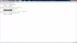 Python - For Loop Using rang Function