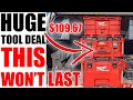Huge Tool Deal on Milwaukee Packout at THE HOME DEPOT