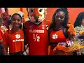 Clemson university cheerleading basketball season 2025 senior year halftime dance performance