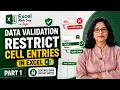 Transform Your Spreadsheets Excel Data Validation Masterclass