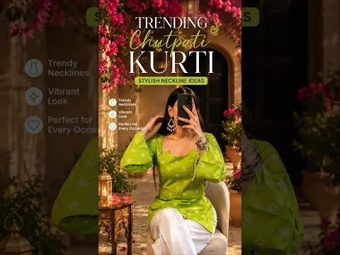 Lime Green Kurti ✨ Viral Kurti Design,  Must Try Neckline#RubyDressDesigns #ruby_dress_designs