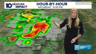 Severe storms return to central Ohio Saturday evening The 10 WEATHER IMPACT Show 8-14-26