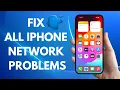 How to fix network problems on iPhone all iPhone models
