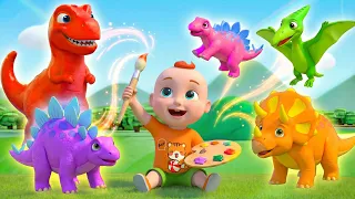 Chú Khủng Long - Nhạc Thiếu Nhi Hoạt Hình Khủng Long Sôi Động Cho Bé - Hoạt Hình Vui Nhộn Bé Ăn Ngon