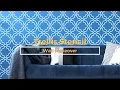 How To Stencil a Moroccan Trellis Design on a Feature Wall