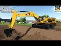Download Lagu Farming Simulator 19 - CATERPILLAR 390F Excavator Digs A Large Trench