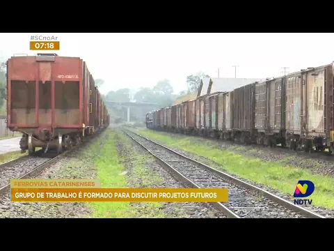Ferrovias catarinenses: grupo de trabalho é formado para discutir projetos futuros