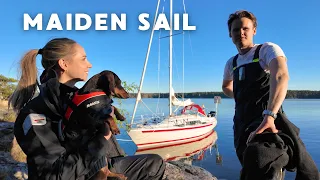 Sailing Alone in Stockholm Archipelago | First Trip with Our Boat Lady Four 2.0