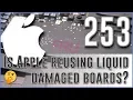 Is Apple reusing liquid damaged boards as FRUs for AASPs A1466 Repair