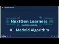 K-Medoids Algorithm Clustering Step-by-Step with Solved Example Applied Machine Learning