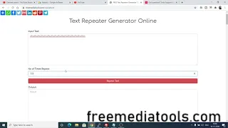 Node js Express Text Repeater Generator Online Tool in Javascript Full Tutorial 2020