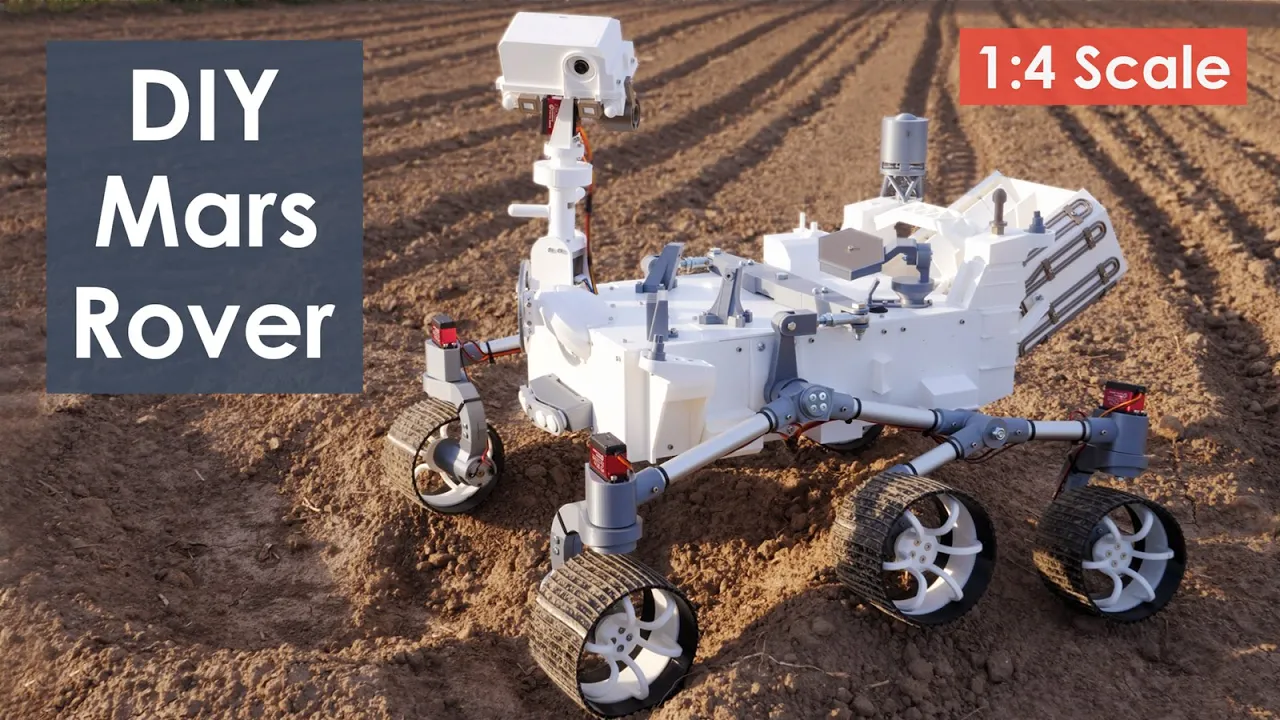 How I Built a Mars Perseverance Rover Replica - Arduino based Project