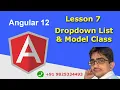 Angular 12 Tutorial Lesson 7 Create Dropdown List Using Model Class Array