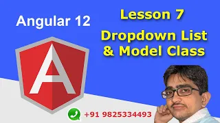 Angular 12 Tutorial Lesson 7 Create Dropdown List Using Model Class Array