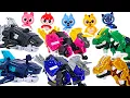 Download Lagu Miniforce super dinosaur power color change Tyraca, Trics, Megashark collection! | DuDuPopTOY