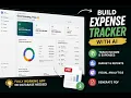 I Built a Beautiful Expense Tracker Using AI React Vite