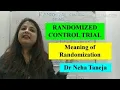 RANDOMIZED CONTROL TRIAL Meaning of Randomization Community Medicine tutorial PSM lect NEETPG FMGE