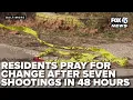Baltimore residents pray for change after seven shootings in 48 hours