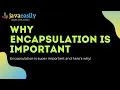 Why Encapsulation is Important Java for Beginners