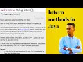 Intern method lesson 11
