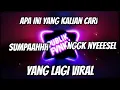 Download Lagu dj ini kita pe kisah x enda pakaya slow full bass