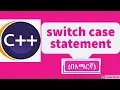 C tutorial switch case statement