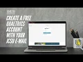 How to Create a Free Qualtrics Account with your JCSU E-mail