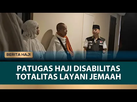 Rahmat, Petugas Haji Disabilitas yang Tetap Semangat & Totalitas Layani Jemaah