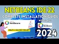 How to Install NetBeans IDE 22 on Windows 10 11 2024 Run Java Program in Netbeans IDE