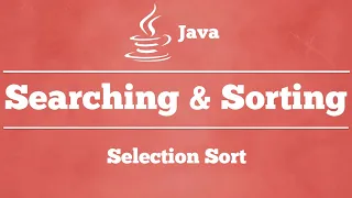Selection Sort In Java Hindi