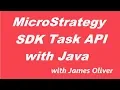 MicroStrategy SDK - Integrate Reports in Custom Java Apps using Task API