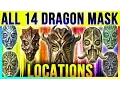 Skyrim All 14 Dragon Priest Mask Locations In Special Edition DLC Dragonborn TOP 10 Best Masks