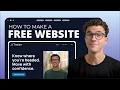 How to Make a Website for Free in 2026