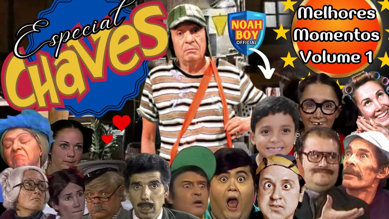Especial CHAVES 4K | Melhores Momentos Vol. 1 | Versão Retrô | Risadas e diversão com NOAH BOY #fun