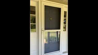 Install Larson LakeView Screen Away SplitView Storm Door DIY