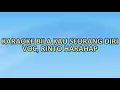 Download Lagu KARAOKE BILA KAU SEORANG DIRI - RINTO HARAHAP - NADA PRIA D=CO