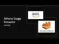 Pull AWS Athena Usage Metrics Over a Date for Workgroups with Simple Open Source Python Library